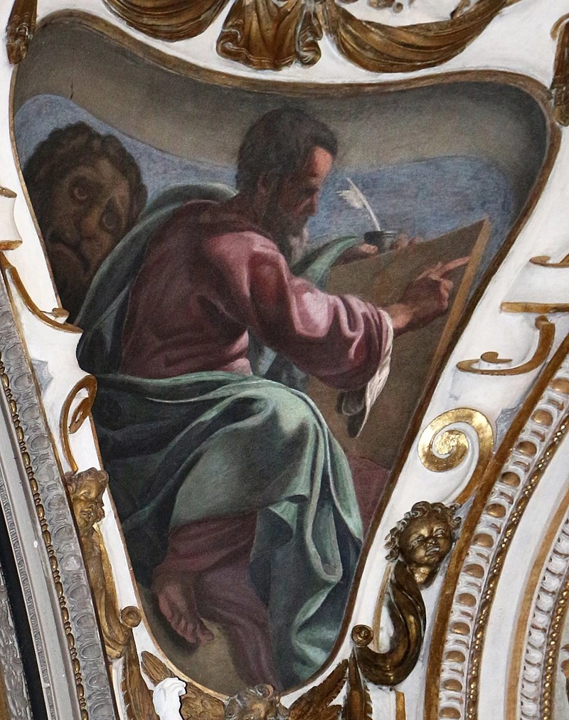 Volta con la vita di Maria - San Marco, San Lorenzo in Lucina (Roma)